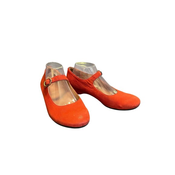 Dansko Womens Linette Red MilledNappa Clog -40 Mary Jane Hidden Heel - Picture 1 of 11